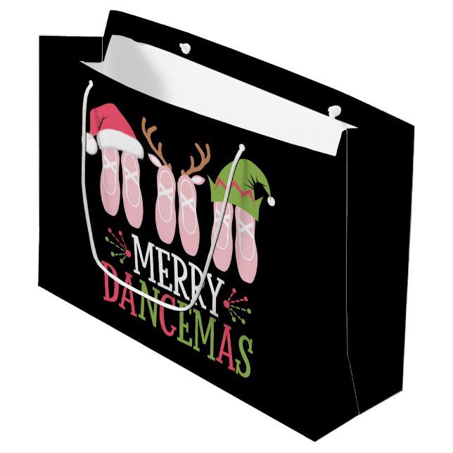 Merry Dancemas jul Ballet Shoes Dancing (Framsidan Vinklad)