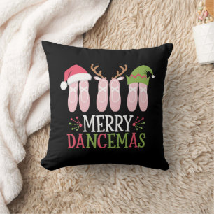 Merry Dancemas jul Ballet Shoes Dancing Kudde