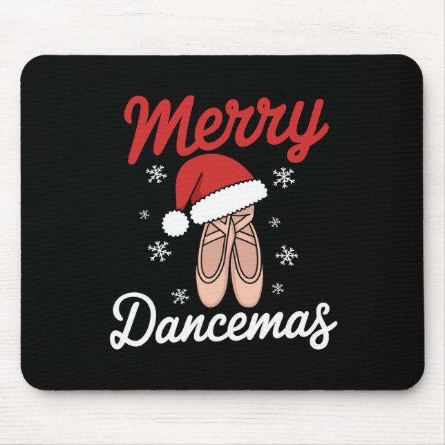 Merry Dancemas Llet Dancer Teacher Christmas Dance Musmatta (Framsidan)