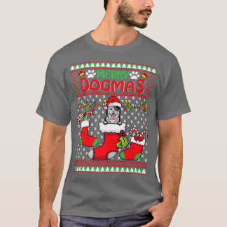 Merry Dogmas Australian Cattle Hund Funny Ugly Chr T Shirt