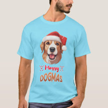 Merry Dogmas Cute Baby Djurälskare Santa Hund