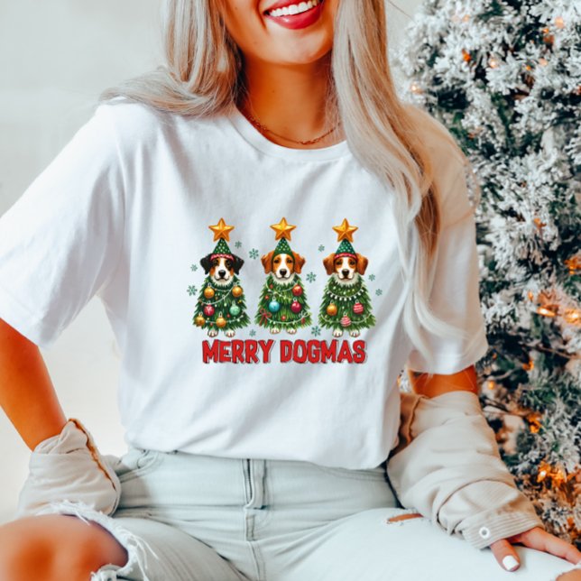 Merry Dogmas Jul Women's Tee (Skapare uppladdad)