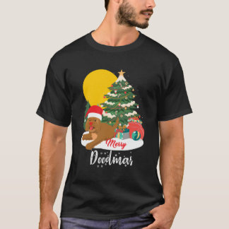 Merry Doodmas Funny jul Labour Doodle L T Shirt