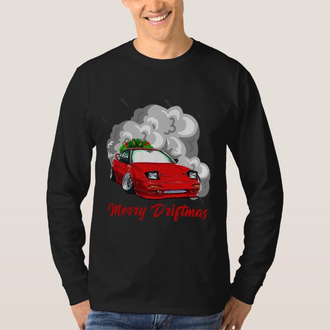 Merry Driftmas-Tävlan i julklapp T Shirt (Framsida)