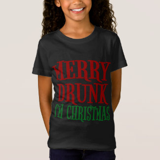 Merry Drunk, jag är julklapp, Julafton Vin-drickan T Shirt