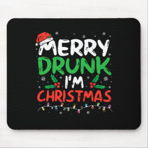 Merry Drunk Jag är jultomten Joke Julafton Dr. Musmatta