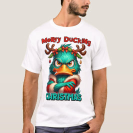 Merry Ducking jul - Sarkastic Grumpy Anka Ch T Shirt