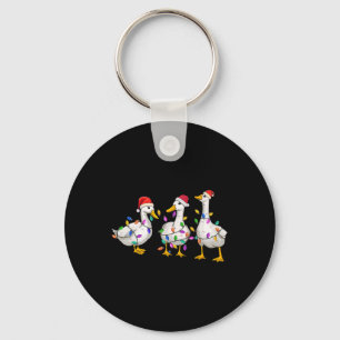 Merry Duckmas Funny Anka jul Anka Älskare Julafton Nyckelring