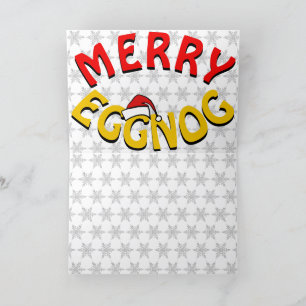 Merry Eggnog (Helgdagarnas julskämt) Helgdag Helgkort