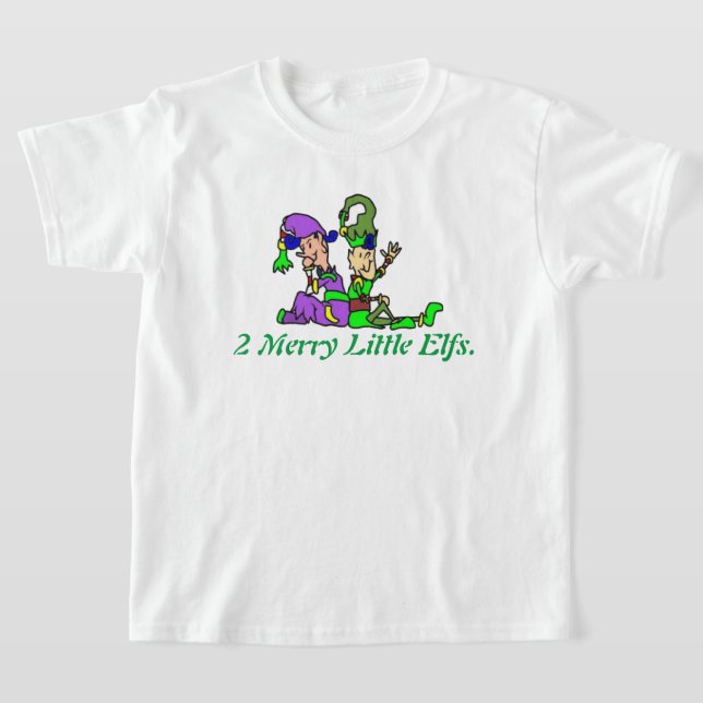 Merry elf 1 t shirt (Laydown)