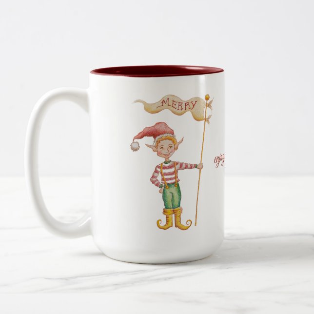 Merry Elf Mugg för glädje (Vänster)