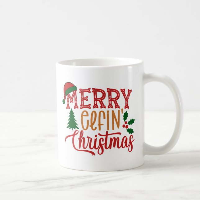 Merry Elfin jul Kaffemugg (Höger)