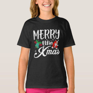Merry elfin Julafton T Shirt