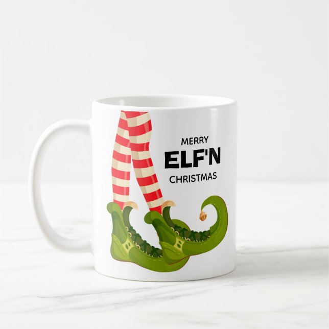 Merry Elf'n jul Kaffemugg (Vänster)