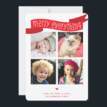 MERRY EVERYTHING BANNER 4 fotoinstagram-fyrkanter Julkort<br><div class="desc">by kat masard >> kat@simplysweetPAPERIE.com << Skicka och extra speciellt meddelande med stil och pizzazz i år... Personlig med dina detaljer och foton som mina moderna helgdag säkert kommer att klara sig ut från hälsning som dina vänner och familj kommer att få den här säsongen och kommer att göra ett...</div>