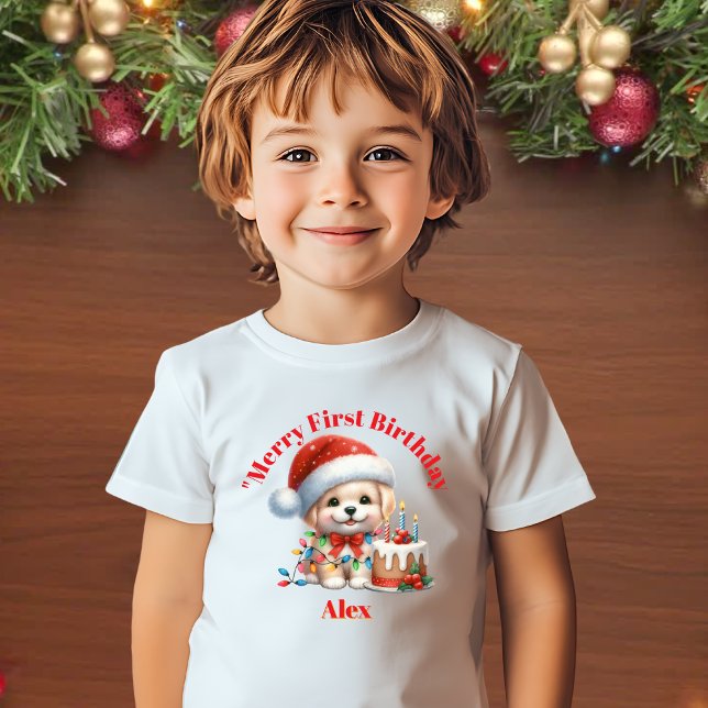 Merry First Birthday Baby Gift T Shirt (Skapare uppladdad)