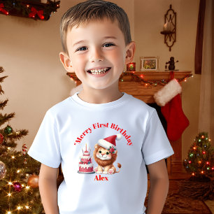 Merry First Birthday Baby Gift T Shirt