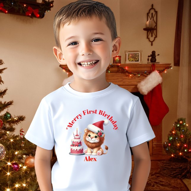 Merry First Birthday Baby Gift T Shirt (Skapare uppladdad)