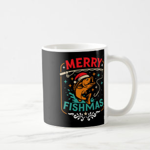 Merry Fishmas B Fish jul Ugly Sweater Julafton F Kaffemugg