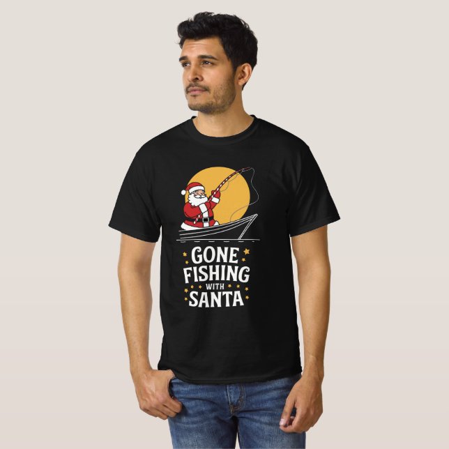 Merry Fishmas Catch T Shirt (Hel framsida)