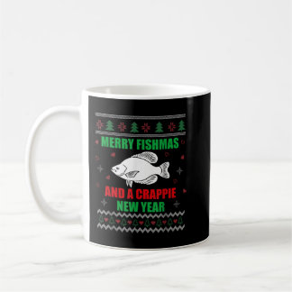 Merry Fishmas Fish Fisherman Ugly Christma Kaffemugg