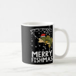 Merry Fishmas Fish Fishing Xmas Christmas Dad Men  Kaffemugg<br><div class="desc">Merry Fishmas Fish Fishing Xmas Christmas Dad Men</div>