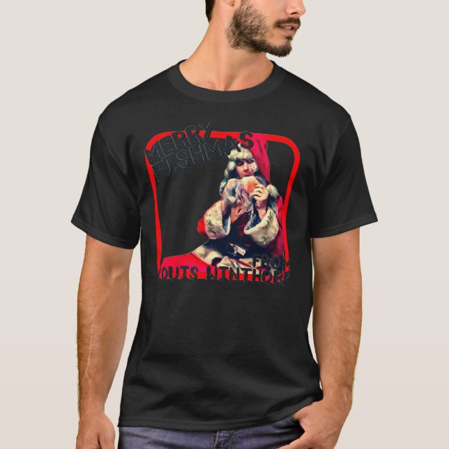 Merry Fishmas från Louis Winthorp - Trading Ställe T Shirt (Framsida)