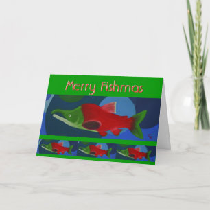 Merry Fishmas Helgkort