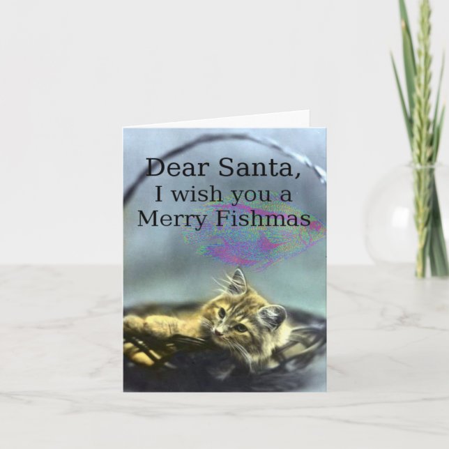 Merry Fishmas Helgkort (Framsida)