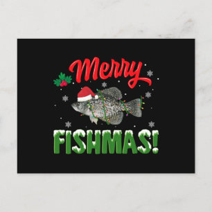 Merry Fishmas jul Fish älskare Helg Vykort