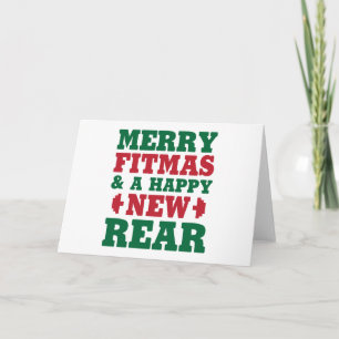 Merry Fitmas Helgkort
