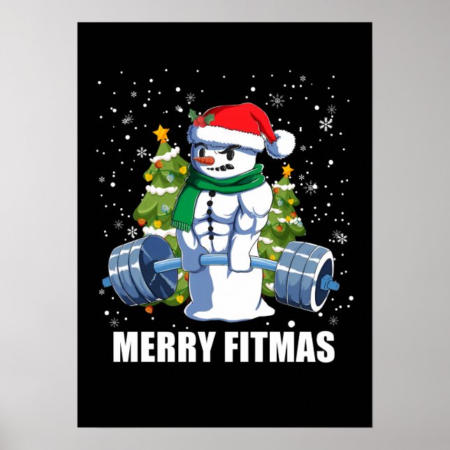 Merry Fitmas, Snögubbe-gyyyyyyyyyyyyyyyyyyyyyyyyyy Poster (Framsidan)