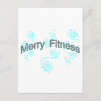 Merry Fitness Helg Vykort