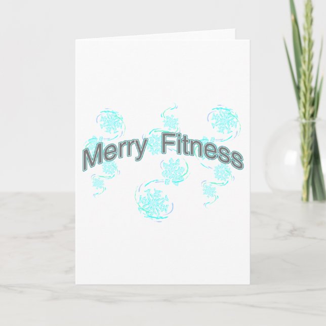 Merry Fitness Helgkort (Framsida)