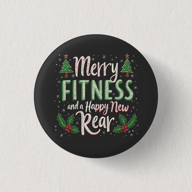 Merry Fitness och Lycklig New Rear Bodybuilding Ju Knapp (Framsida)