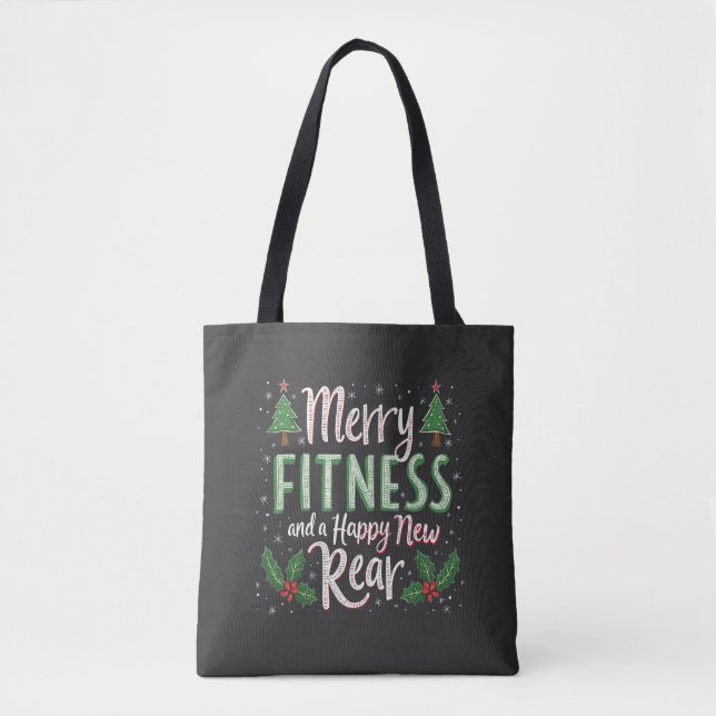 Merry Fitness och Lycklig New Rear Bodybuilding Ju Tygkasse (Framsida)