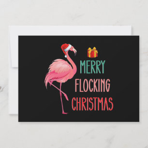 Merry Flocking julflamingo Helgdag Inbjudningar