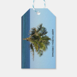 MERRY FLORIDA CHRISTMAS PRESENTETIKETT