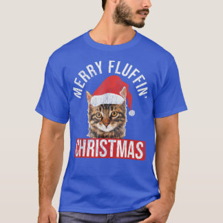 Merry Fluffin jul Cat Lovers Cat Owner T Shirt