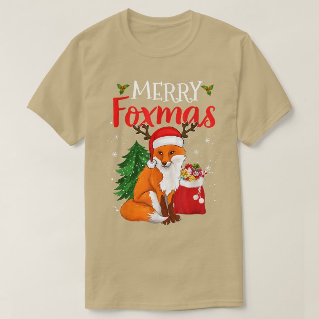 Merry Fomas Fo Julgran Funny Djur älskare T Shirt (Design framsida)