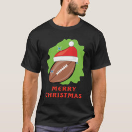 Merry Football-jul - roligt T Shirt