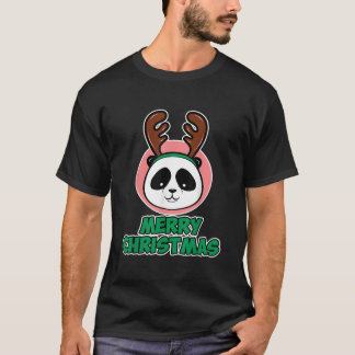 Merry For Panda Fans Panda T Shirt