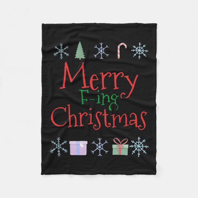 Merry Foring (f-ing) God jul, Sarcastic Quo Fleecefilt (Framsidan)