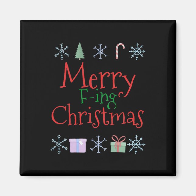 Merry Foring (f-ing) God jul, Sarcastic Quo Magnet (Framsidan)