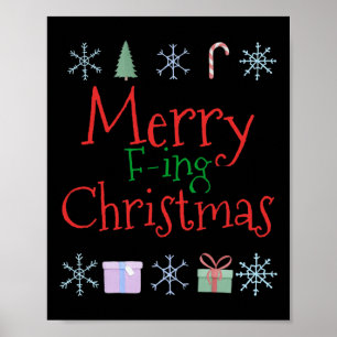 Merry Foring (f-ing) God jul, Sarcastic Quo Poster