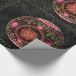 Merry Fractal Art Ornament Presentpapper