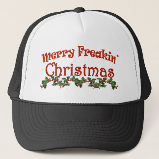 merry freakin julafton truckerkeps