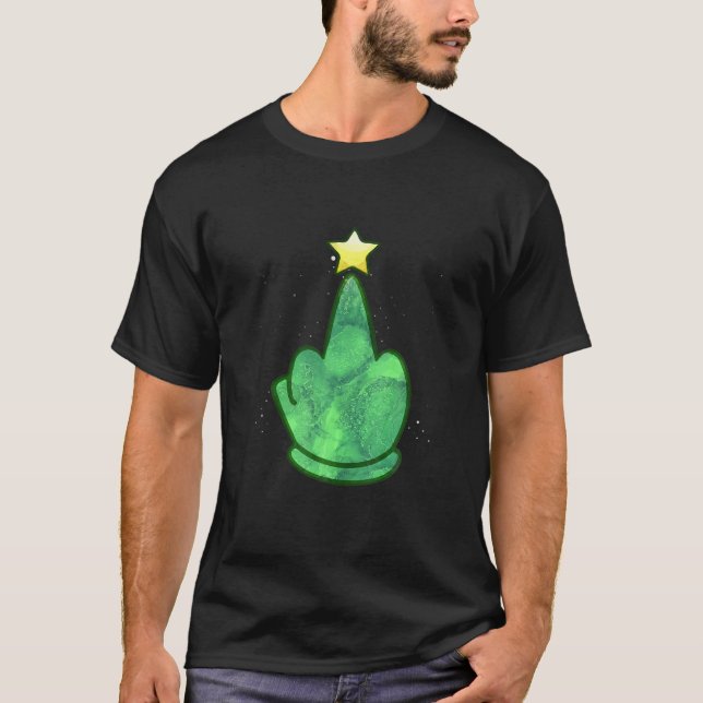 Merry Frickin jul FUNNY Julafton T Shirt (Framsida)