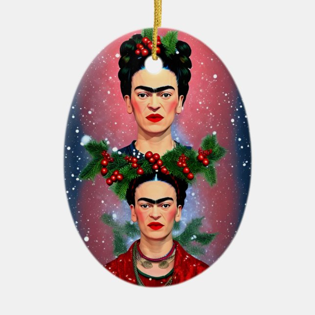 Merry Frida Julgransprydnad Keramik (Framsidan)
