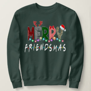 Merry Friendsmas Friends jul Matching Julafton T Shirt